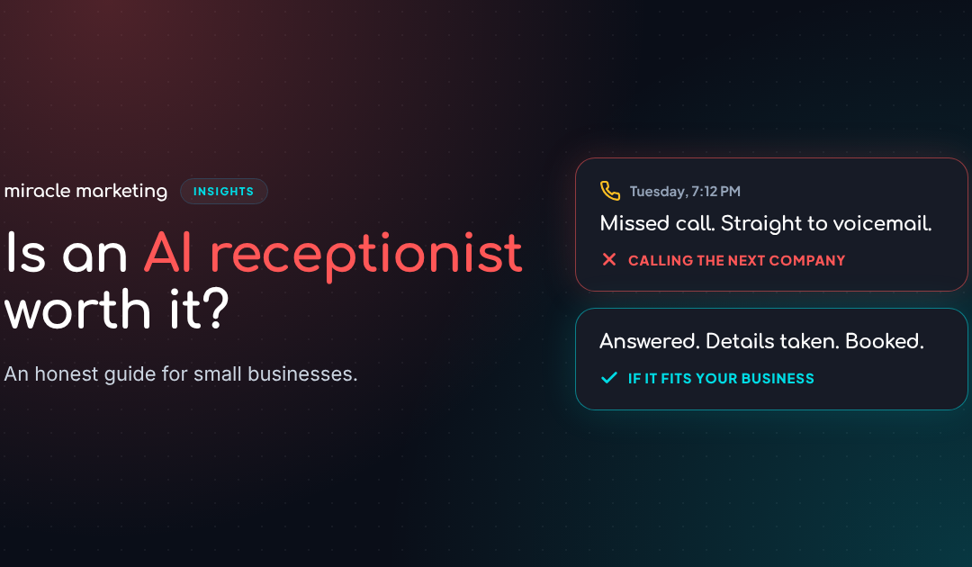 Why Hiring an AI Receptionist is the Ultimate Business Leverage and BEST Decision in 2027