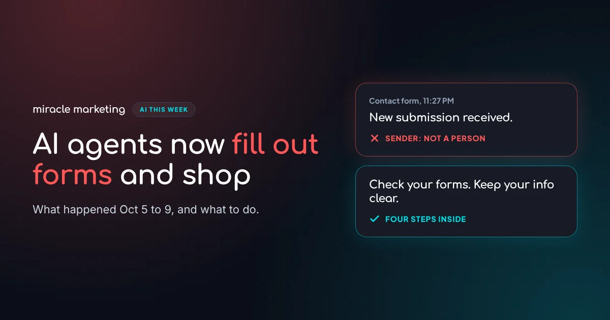 AI Agents Are Now Filling Out Forms and Shopping: What to Do